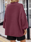"Maeve" Slouch Knit Turtleneck Pullover