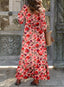 Nivaro | Boho Floral Maxi Dress