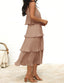 🌞 "Lola" Tiered Halter Dress