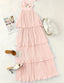 🌞 "Lola" Tiered Halter Dress