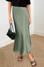 Florin | Satin Bias-Cut Midi Skirt