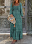 Nivaro | Boho Floral Maxi Dress