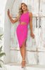 "Tessa" Cutout Midi Dress