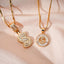 "Luna" Custom Letter Pendant Necklace