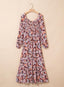 Nivaro | Boho Floral Maxi Dress