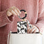 Neutral Beaded Card Case with Wristlet