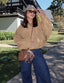 Noa | Faux Suede Oversized Jacket