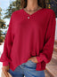 "Harlow" Waffle Knit Oversized Sweater