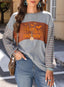 "Boardwalk Breeze" Striped Colorblock Top