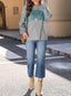 "Boardwalk Breeze" Striped Colorblock Top
