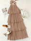 🌞 "Lola" Tiered Halter Dress