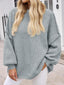 "Maeve" Slouch Knit Turtleneck Pullover