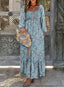 Nivaro | Boho Floral Maxi Dress