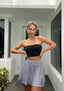 Lyra | 2-Piece Pleated Skort Set with Built-In Shorts