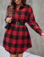 The "Hunter" Plaid Shacket Dress