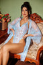 "Amour" Lace Robe Lingerie Set