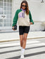 The "Cassie" Colorblock Fleece Pullover