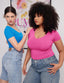 "Snatch Tee" Seamless Compression Top