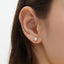 "Nova" Moissanite Stud Earrings