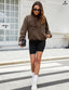 The "Cassie" Colorblock Fleece Pullover