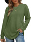 "Harper Luxe" Long Sleeve Tunic Top