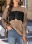 "Boardwalk Breeze" Striped Colorblock Top