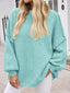 "Maeve" Slouch Knit Turtleneck Pullover