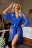 "Amour" Lace Robe Lingerie Set