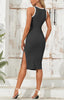 "Tessa" Cutout Midi Dress