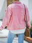 "Indie" Distressed Denim Shacket
