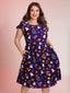 "Salem" Halloween Skater Dress