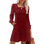 Zovira | Ribbed Knit Long Sleeve Sweater Dress