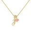 "Amelie" Cursive Letter Charm Necklace