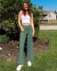 AirFlow Crossover Waist Wide-Leg Pants