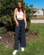 AirFlow Crossover Waist Wide-Leg Pants