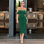 "Anabelle" Sculpted Off-Shoulder Midi