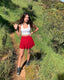 Lyra | 2-Piece Pleated Skort Set with Built-In Shorts