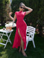 "Nadine" High Neck Draped Gown
