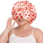 Oversized Satin Shower Cap Bonnet