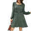 Zovira | Ribbed Knit Long Sleeve Sweater Dress