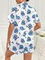 "Dream Squad" Printed Pajama Set