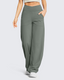 AirFlow Crossover Waist Wide-Leg Pants