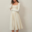 "Marin" Off-Shoulder Knit Dress