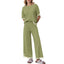 The "Cara" Contrast-Trim Two-Piece Set