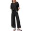 The "Cara" Contrast-Trim Two-Piece Set