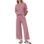 The "Cara" Contrast-Trim Two-Piece Set