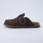 "Wren" Suede Buckle Clogs