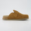 "Wren" Suede Buckle Clogs
