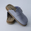 "Wren" Suede Buckle Clogs