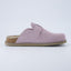 "Wren" Suede Buckle Clogs